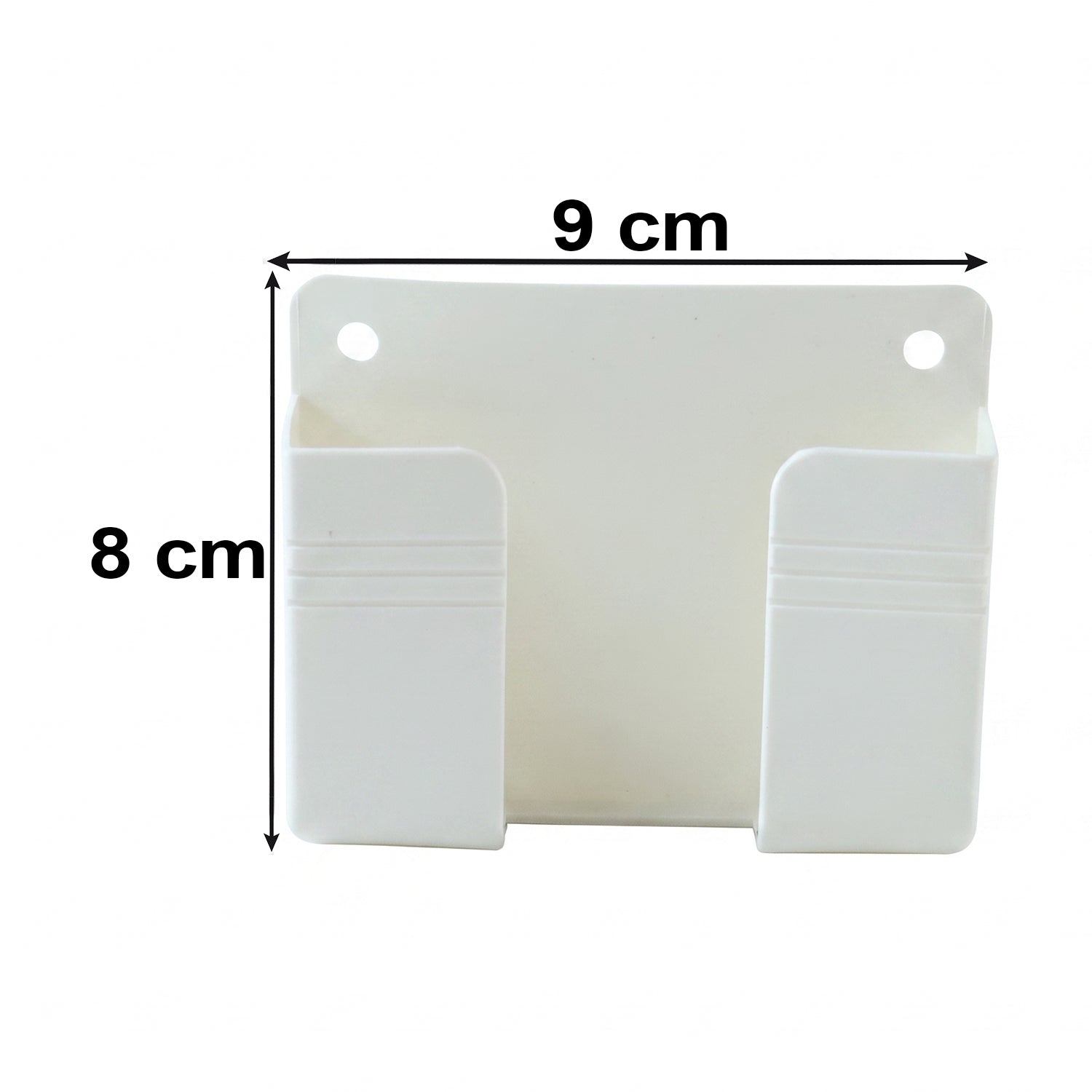 Self Adhesive Wall Mounted Mobile Phone Holder Stand with Charging Slot (1 Pc)