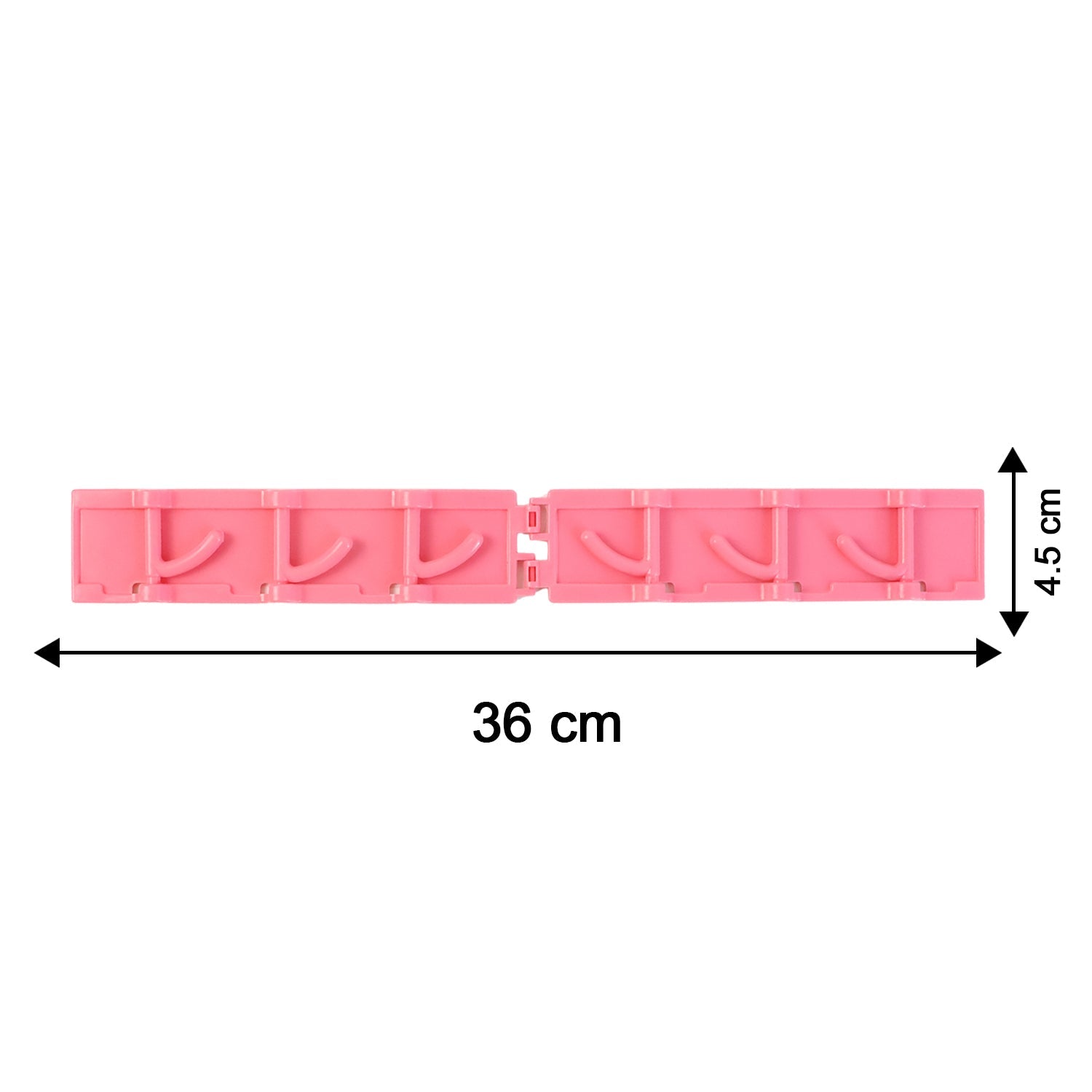 Foldable Rotating Wall-Mounted Multipurpose 6 Hook Rack (1 Pc)