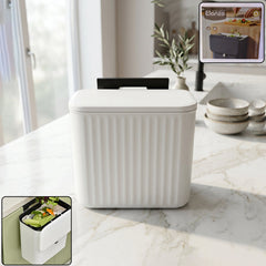 Front View of Portable Plastic Dustbin