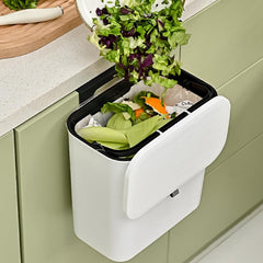 Portable Plastic Kitchen Dustbin with Lid