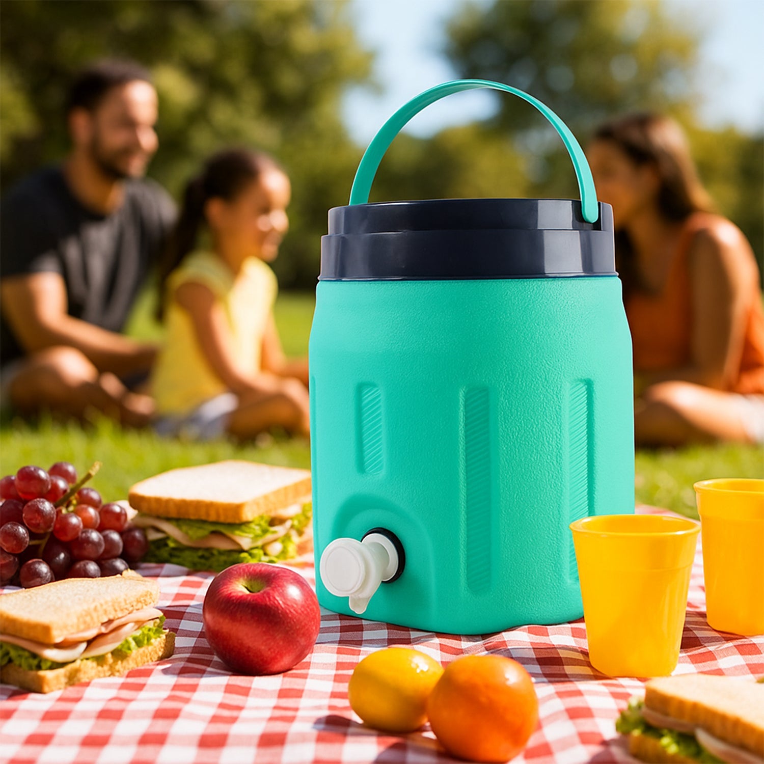 ChillPour insulated 4L water jug side profile