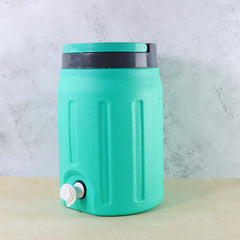 Top view of water jug lid and handle