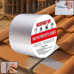 Butyl Rubber Waterproof Tape roll with 100mm width for leak sealing