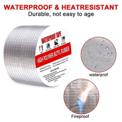 Heavy-duty waterproof tape ideal for outdoor and indoor sealing tasks