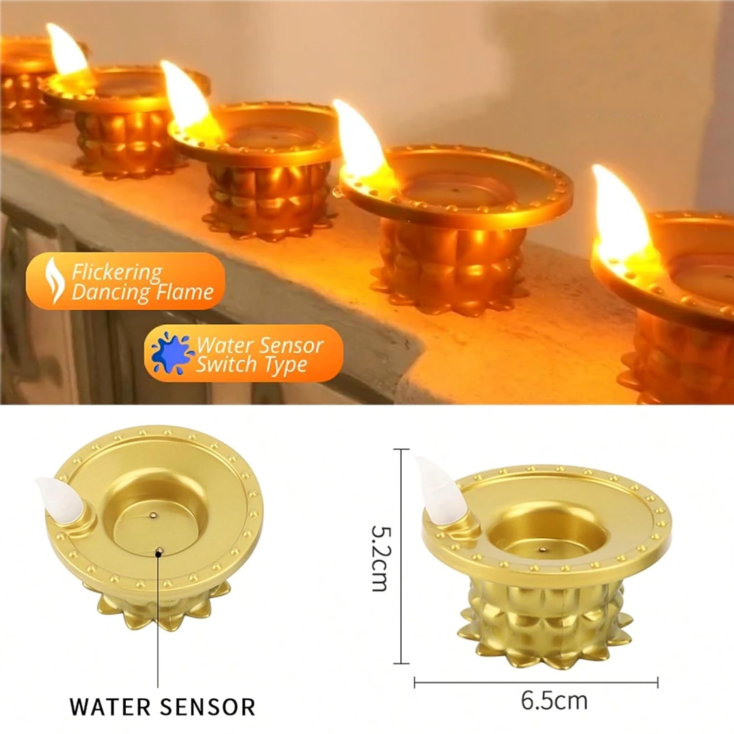 Sparkle Stream Diyas