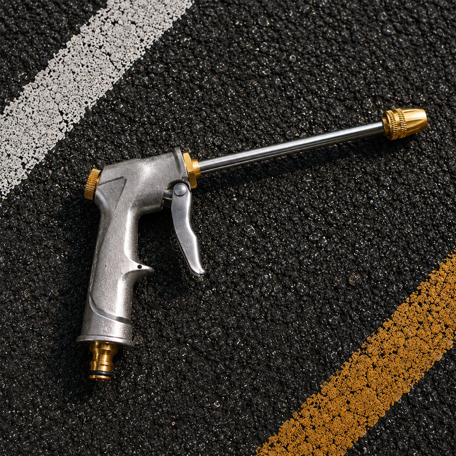 Versatile garden water gun for cleaning vehicles, floors, and outdoor surfaces