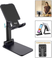 6032 Foldable Mobile Stand with Angle Adjustable Desktop Table Mobile Holder DeoDap