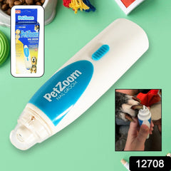 Electric Pet Nail Paw Trimmer, Clipper for Dogs and Cats â€“ Cordless Nail Grinding Grooming Tool (1 Pc / Battery Not Included)