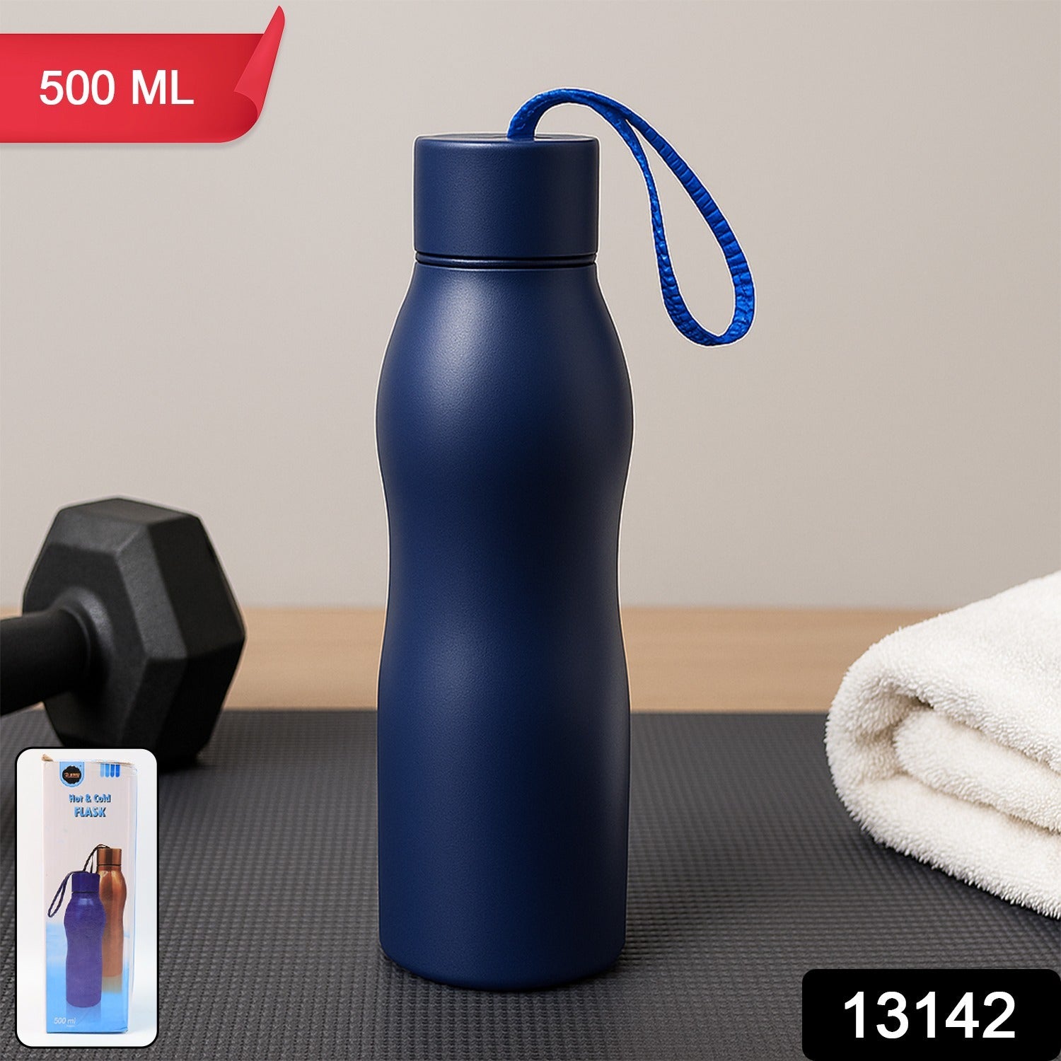 Premium Hot & Cold Stainless Steel Vacuum Insulated Flask Bottle (Approx 500ML / 1 Pc)