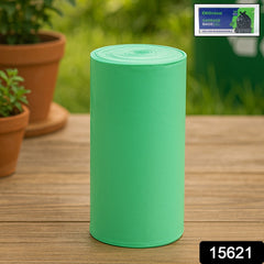 Green Compostable Corn Starch Garbage Bags (17" x 19")
