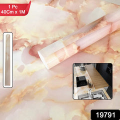 Marble Pattern Wallpaper Roll - 40cm x 1 meter (1 Pc)