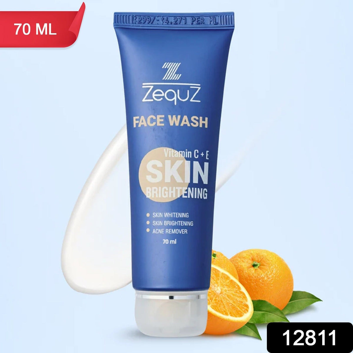 Zequz Vitamin C + E Brightening Face Wash tube