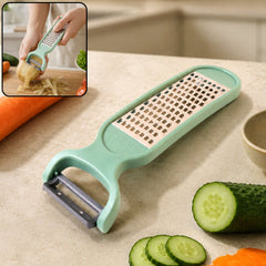 Vegetable Grater 2-in-1 Peeler & Stainless Steel Cutter