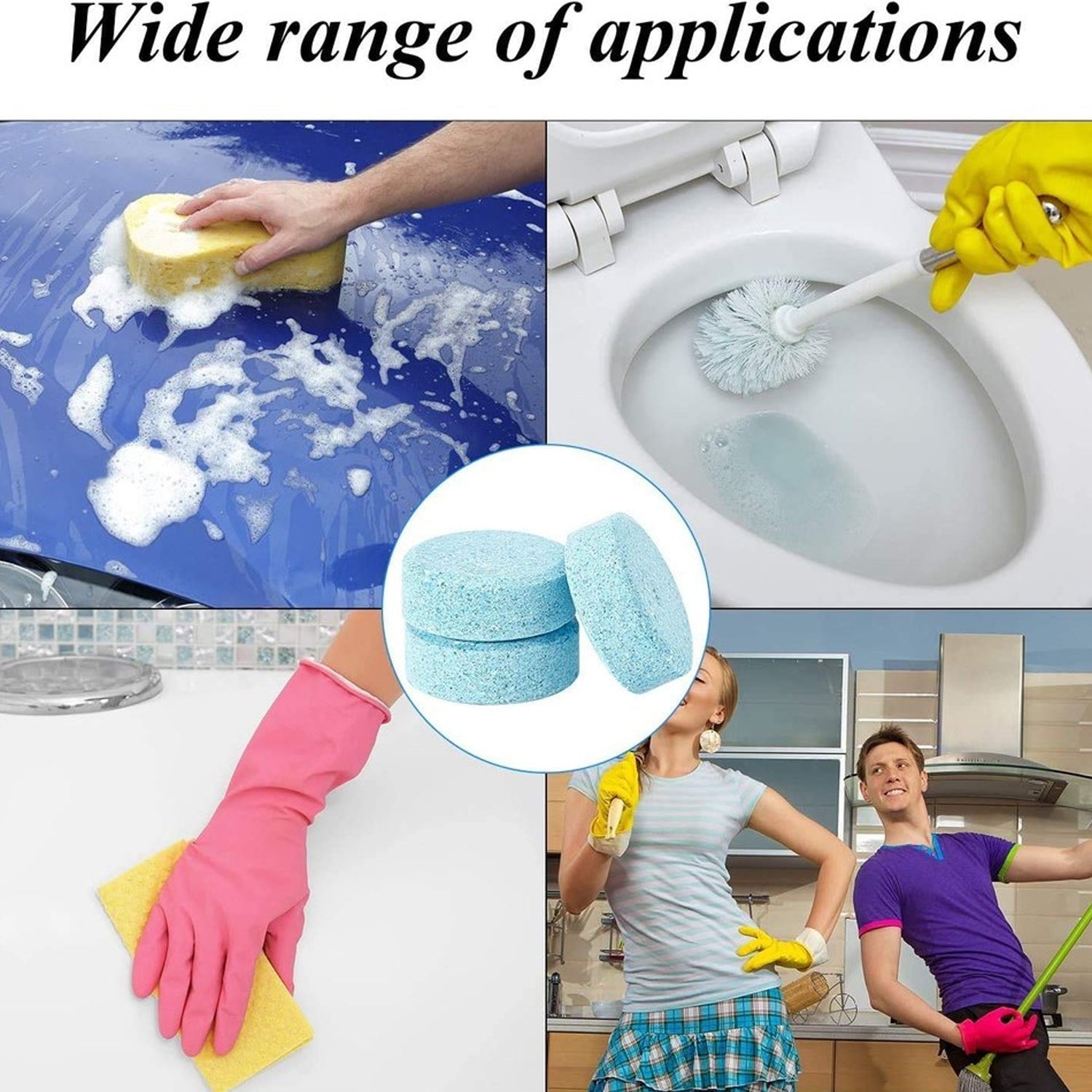 Car Windshield Cleaner Tablets (10 Pc)