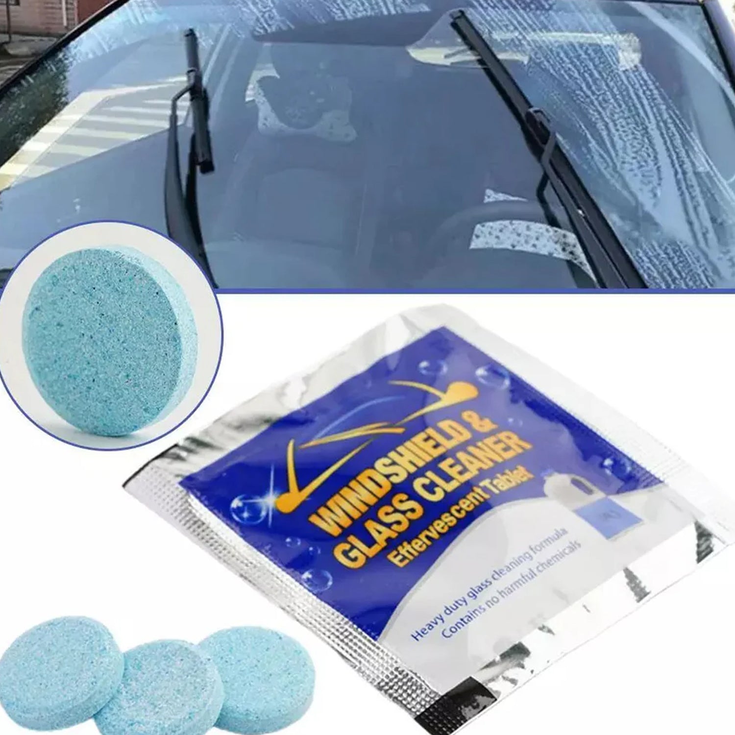 Car glass cleaner