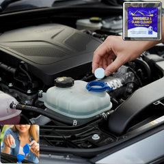 Car windshield glass cleaning effervescent tablet for washer fluid