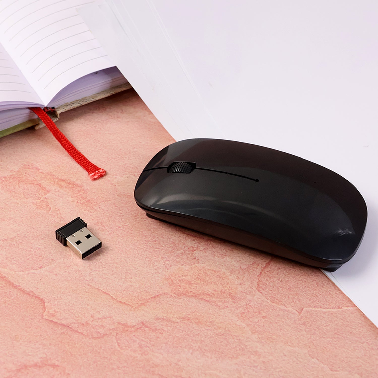 DeoDap Wireless Mouse - scale and size reference