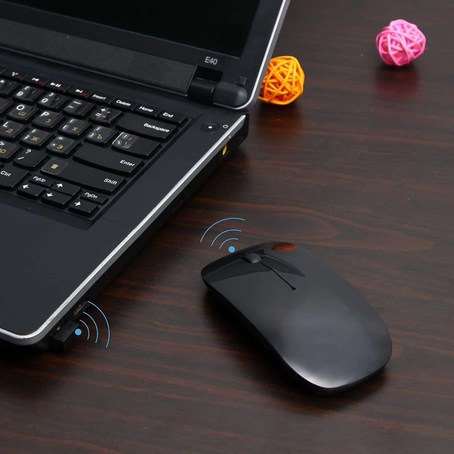 DeoDap Wireless Mouse - specs detail shot