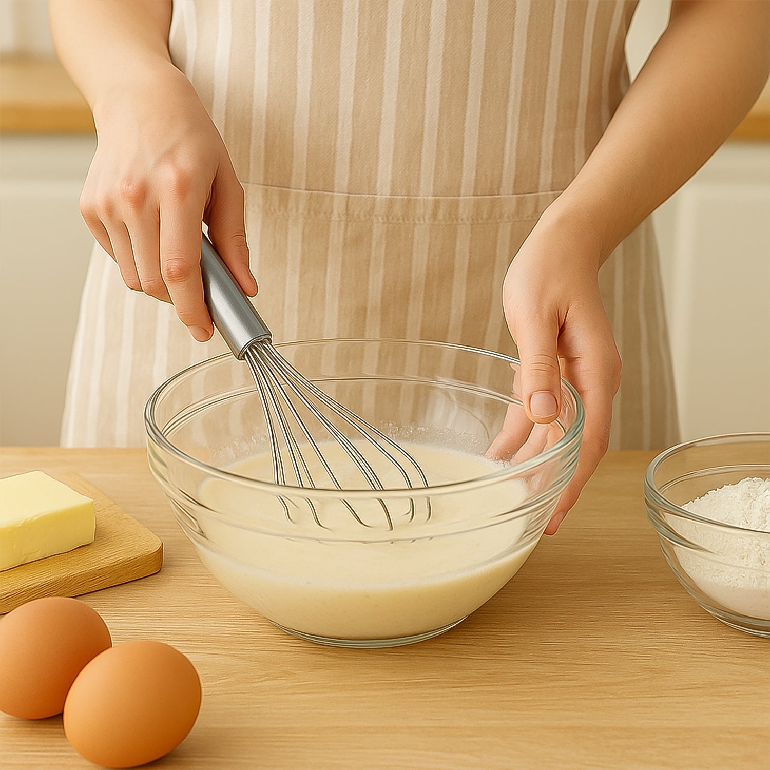 Small Stainless Steel Balloon Whisk (20cm / 1 Pc)