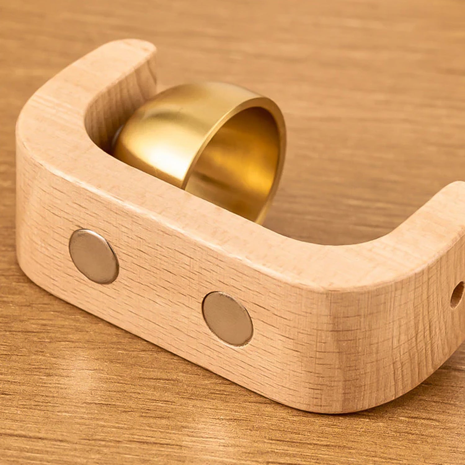 Wood door chime for meditation
