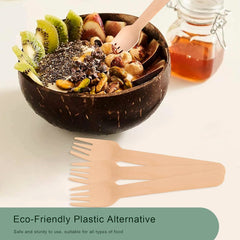 Freshee 160mm Wooden Fork – 30 Pcs Pack