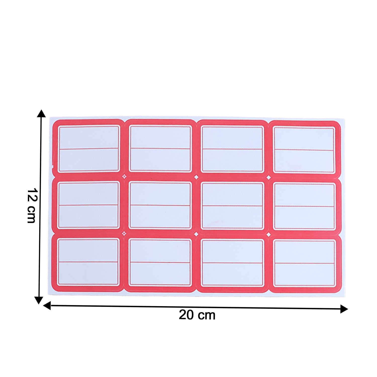 Multipurpose Writable Label Stickers (5 Sheets Set)