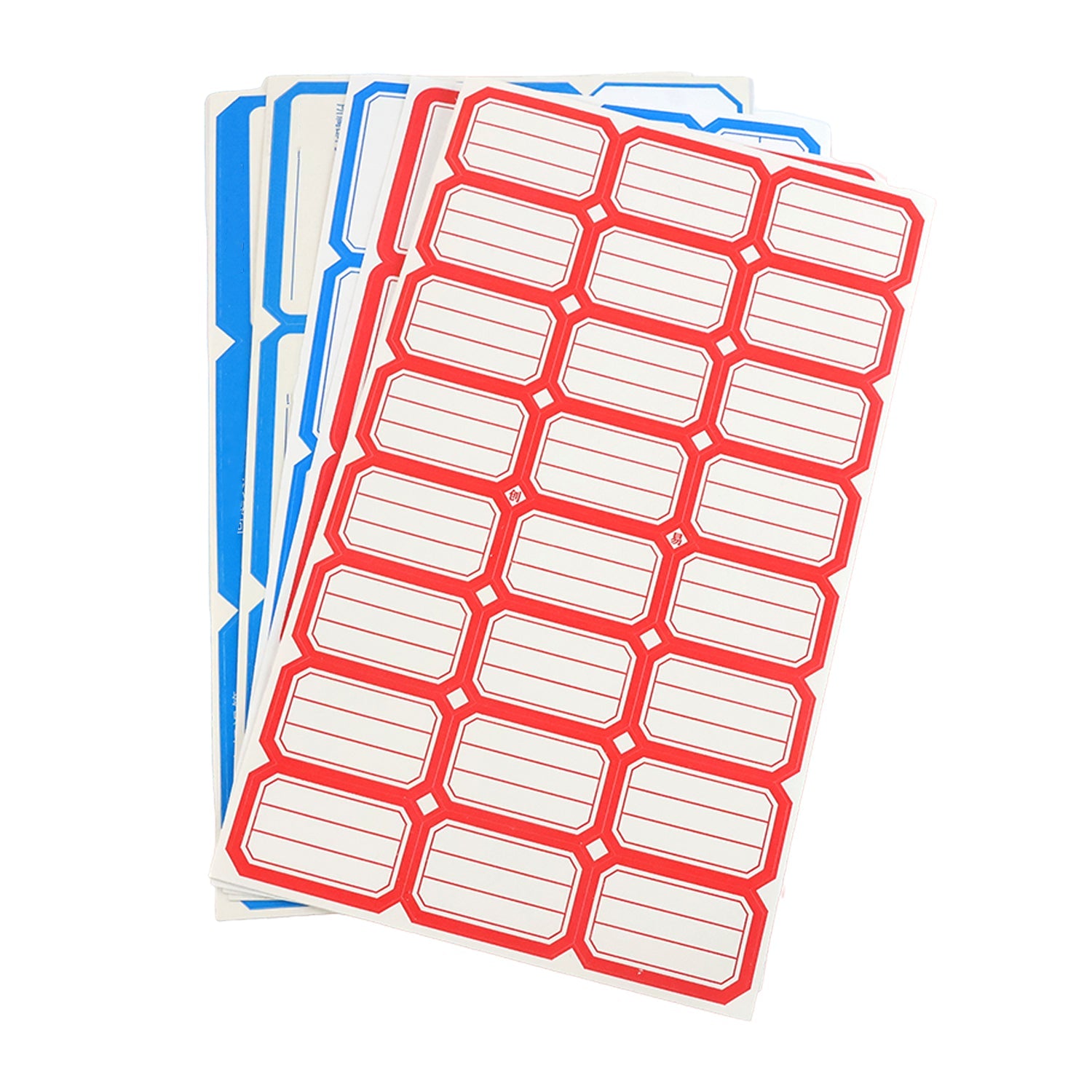 Multipurpose Writable Label Stickers (5 Sheets Set)