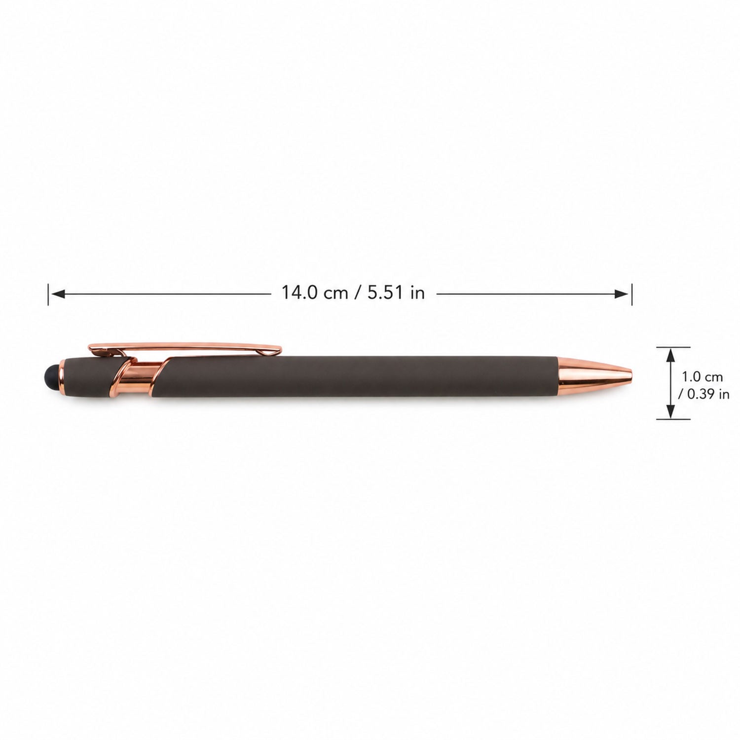 Writing pen size guide