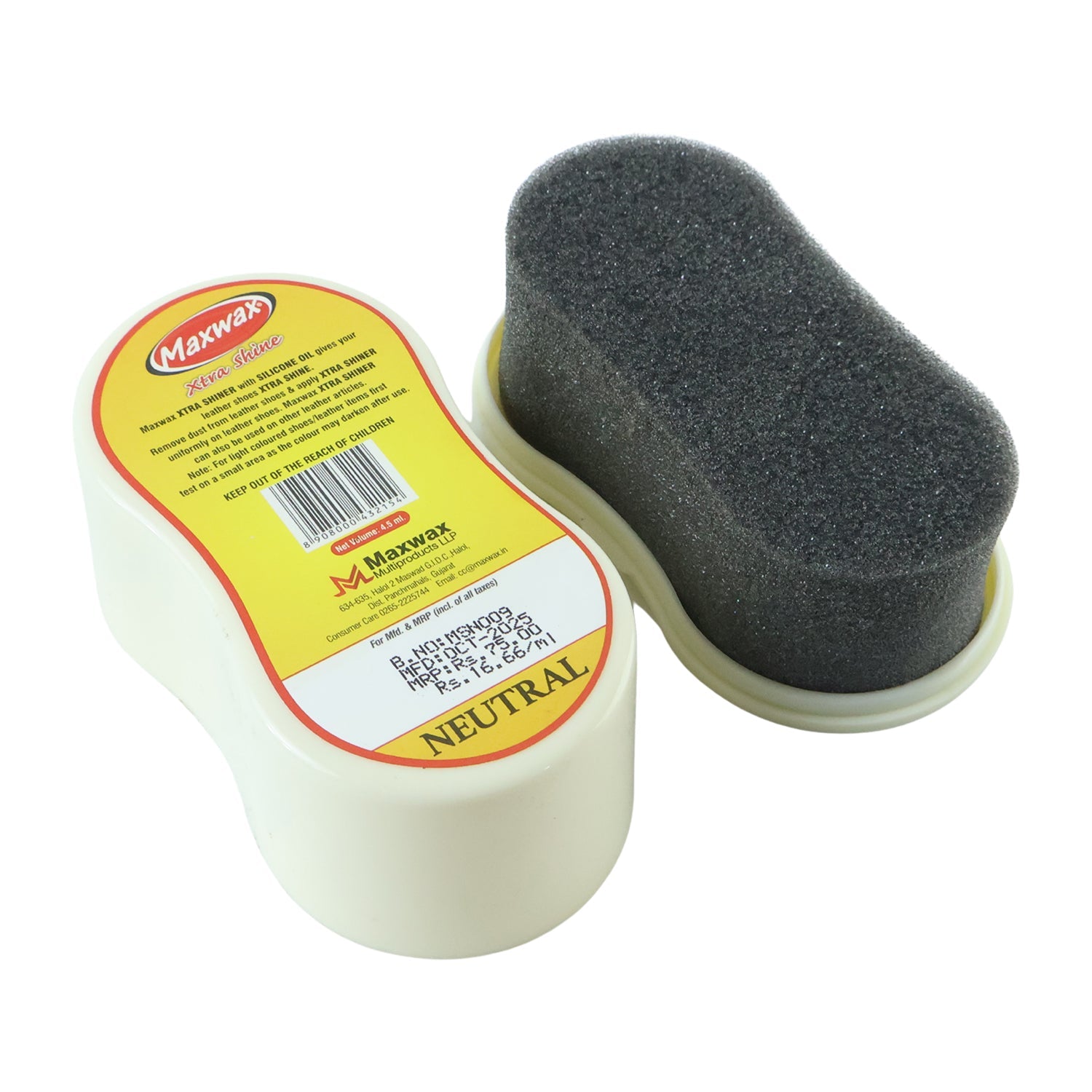 Maxwax Neutral Instant Shoe Shiner (1 Pc, 4.5 ML)