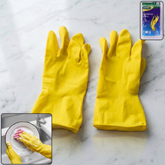Large yellow victor cleaning gloves