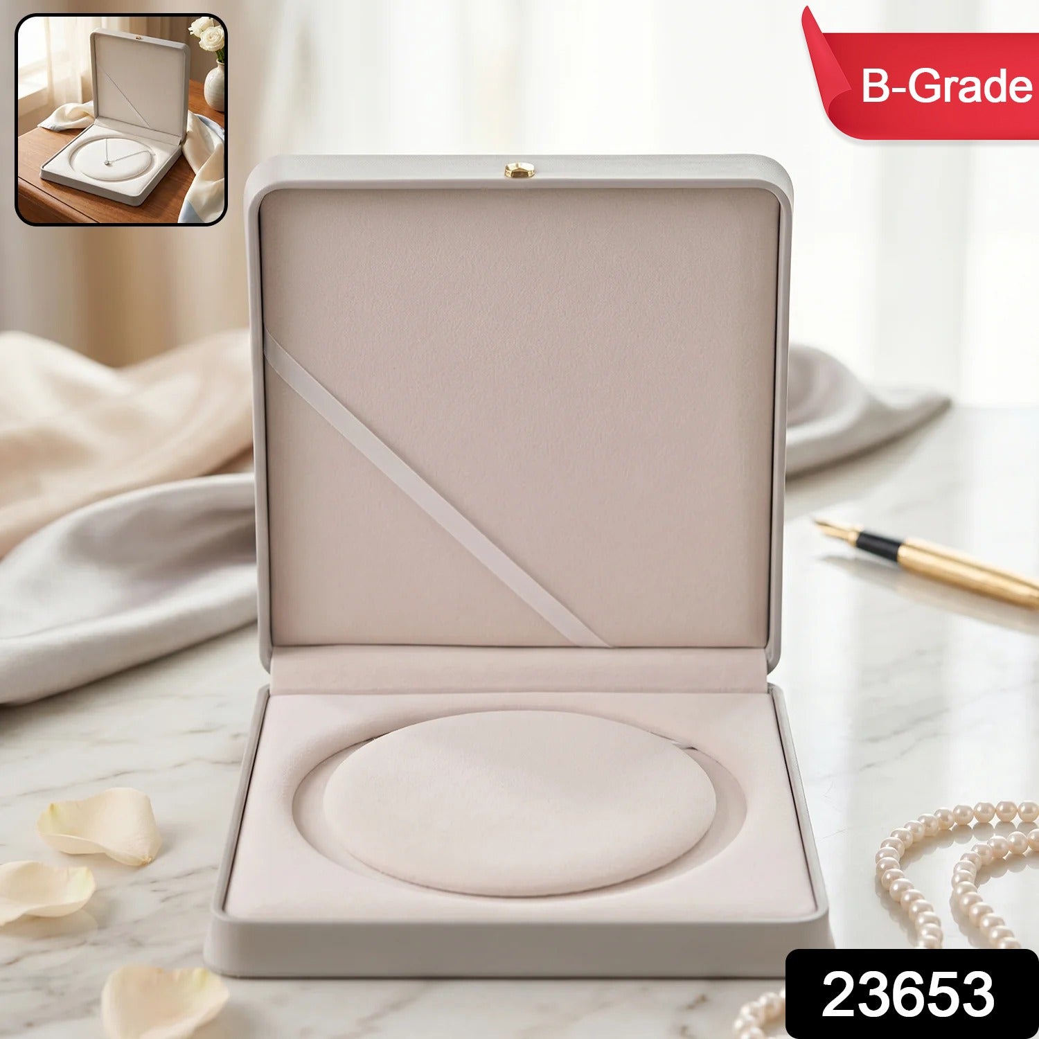 Jewelry Gift Box  Elegant Storage & Presentation Solution (1 Pc, B-Grade)