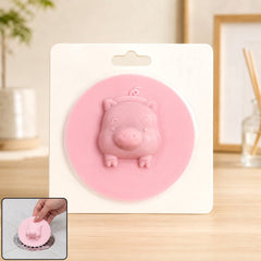 Silicone Floor Drain Cover - Cute Pig Design - Anti-Odor & Pest Block