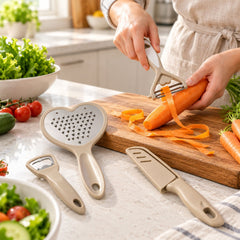 Grater Peeler Knife Combo