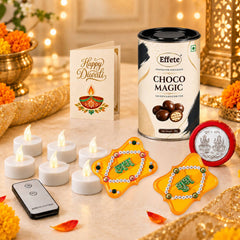 LED Tealight Chocolate Gift Set
