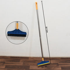 2-in-1 cleaning brush and wiper showing ergonomic design