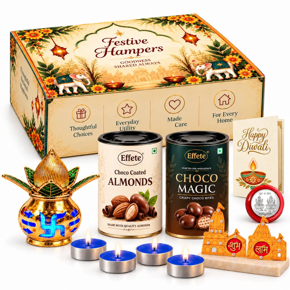 Choco Almond and Choco Magic Kalash Hamper