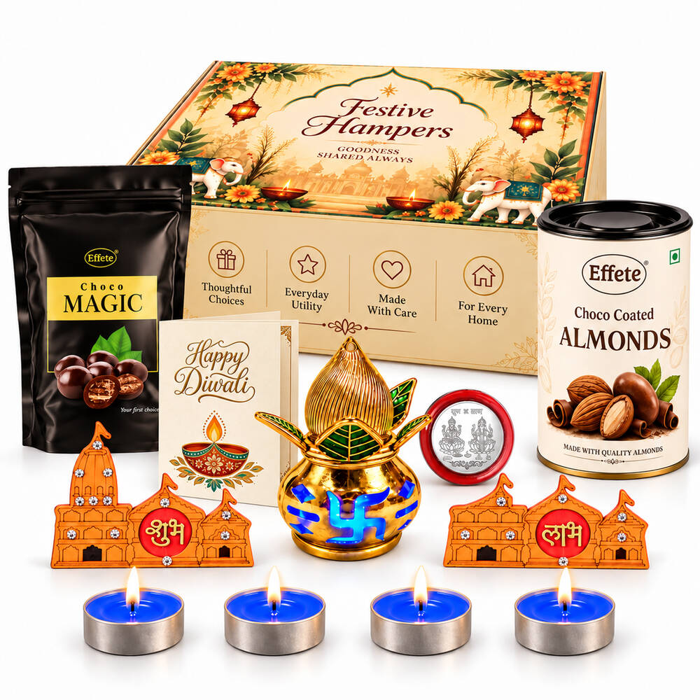 Choco Magic and Choco Almond Kalash Hamper