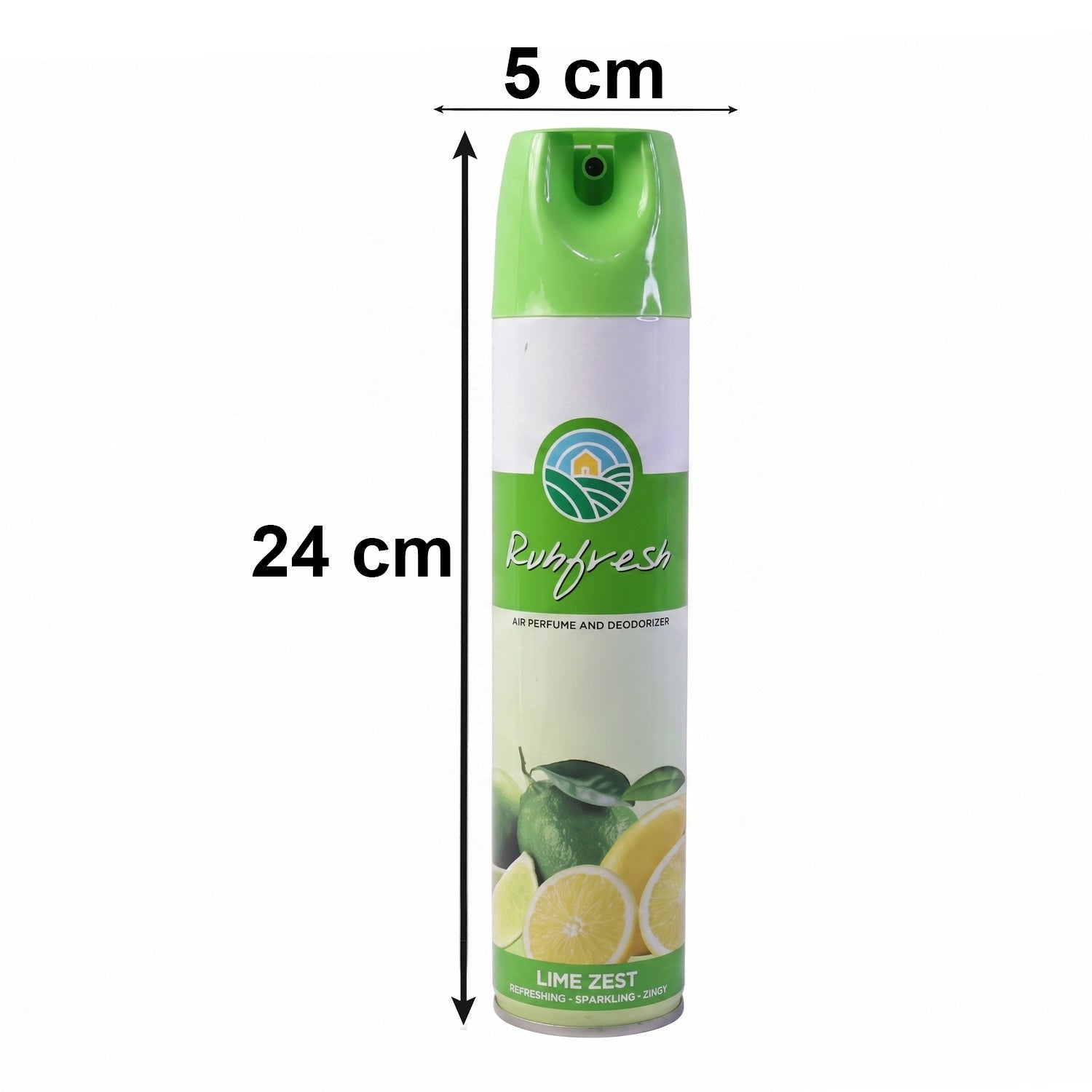 Lime Zest Air Freshener spray additional angle