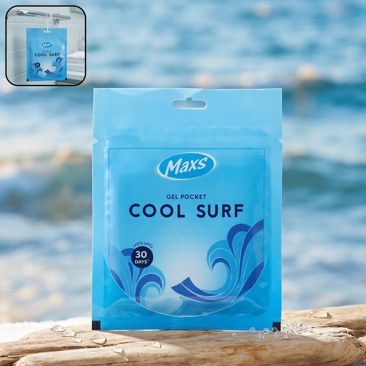 Maxs Cool Surf Gel Freshener