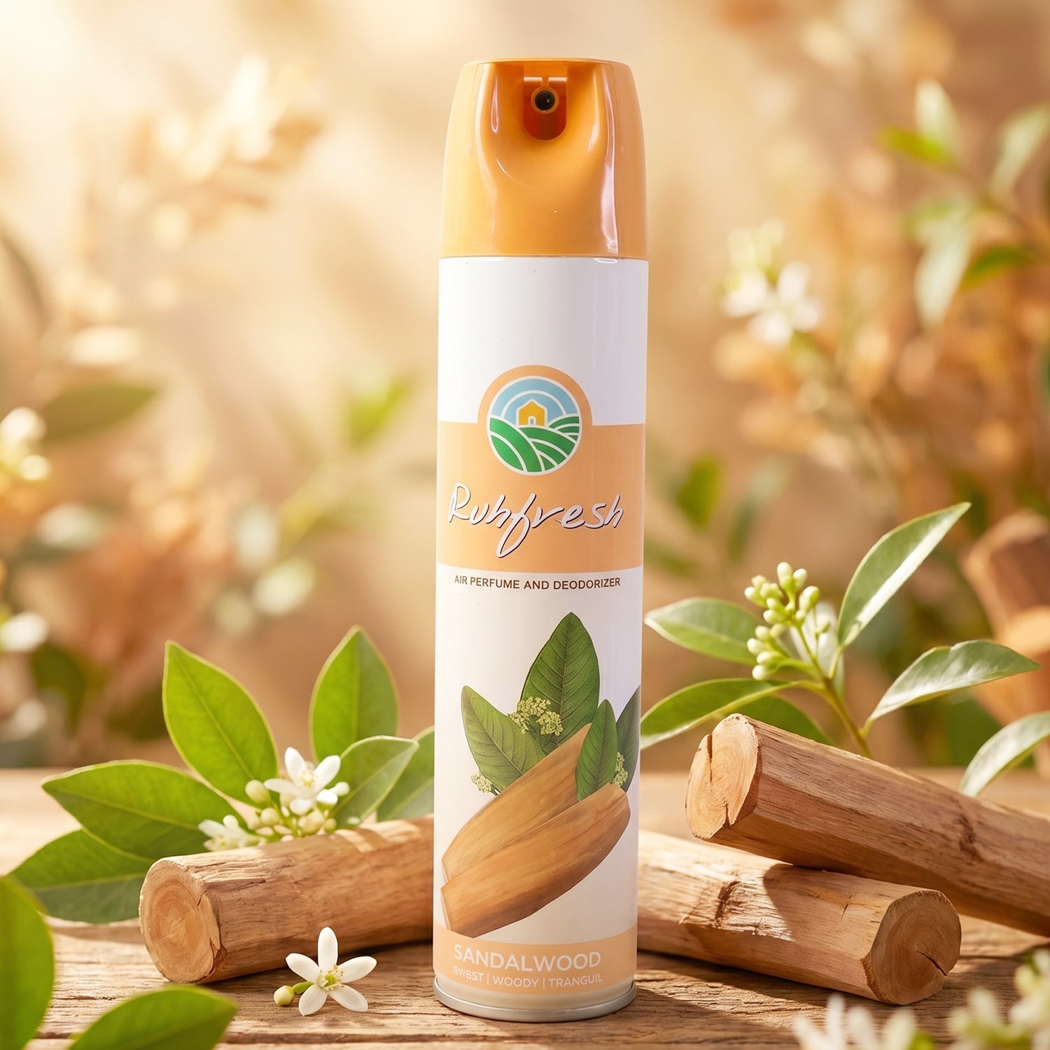 Sandalwood air freshener for fresh indoor aroma