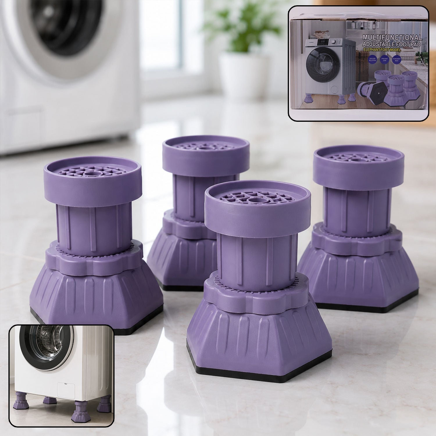 Multifunctional adjustable foot pads