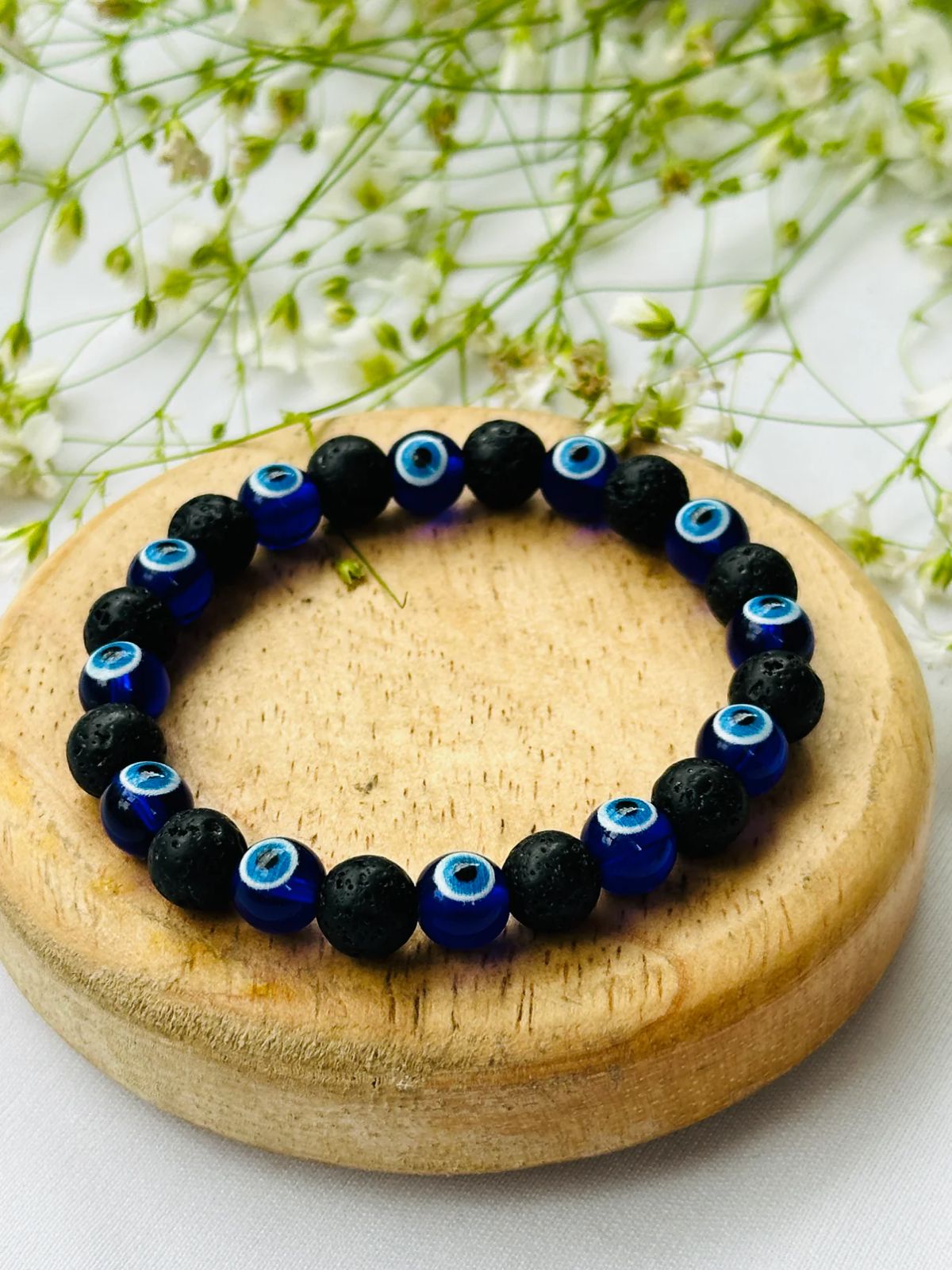 BLESSING CRYSTAL Bracelet Blue Evil Eye Stone Crystal