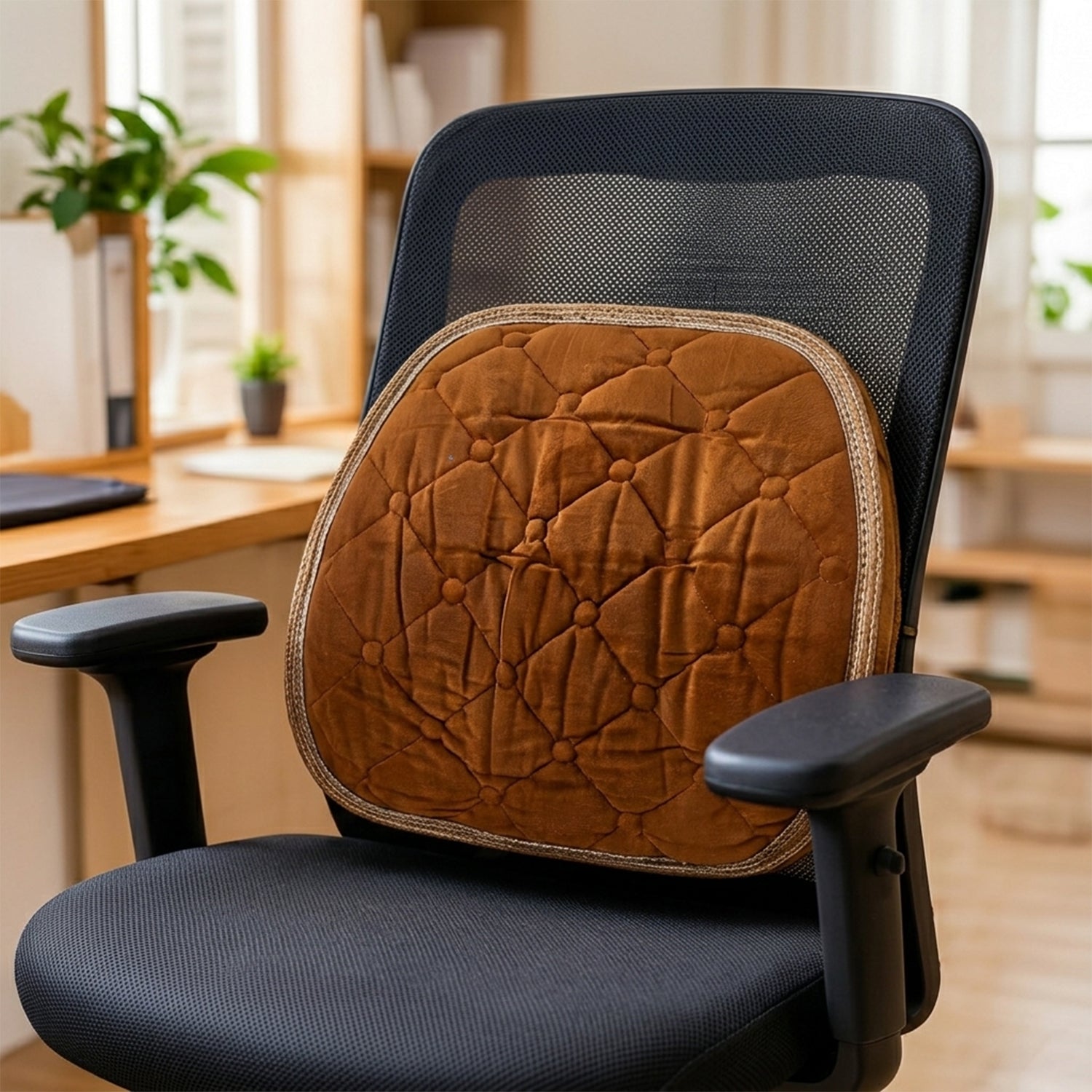 Velvet Chair Back Cushion