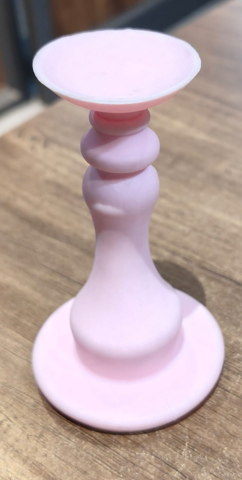 Pink rubber door holder with suction cup