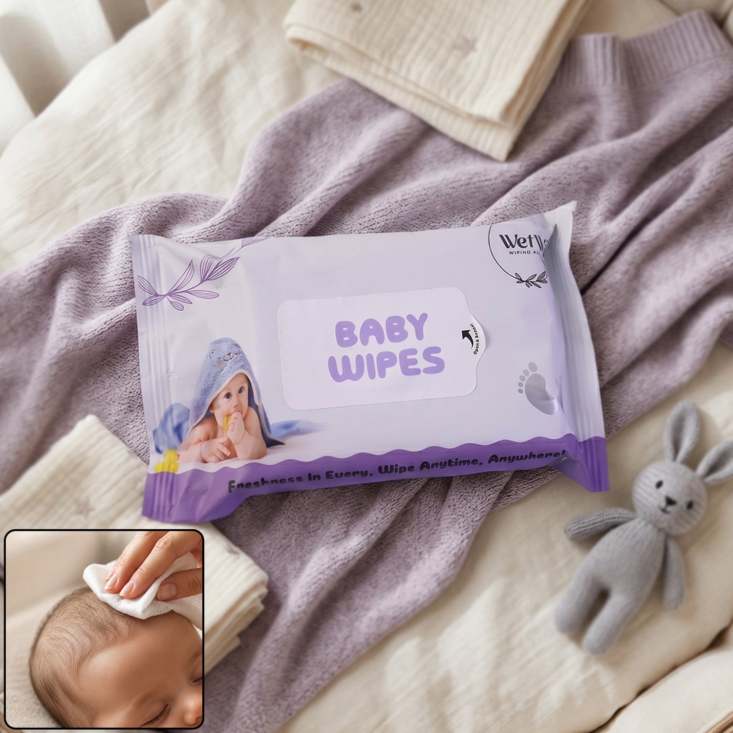 Wetwisk travel fresh baby wet wipes