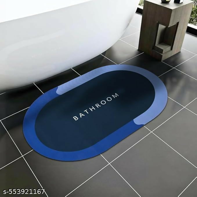 DeoDap bath mat corner on floor