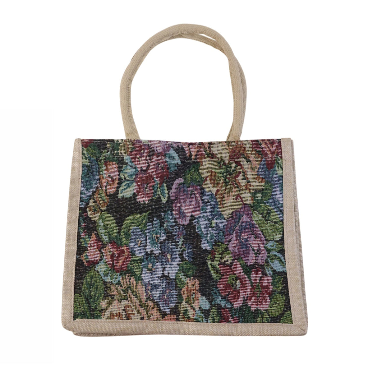 Durable multipurpose floral print tote bag