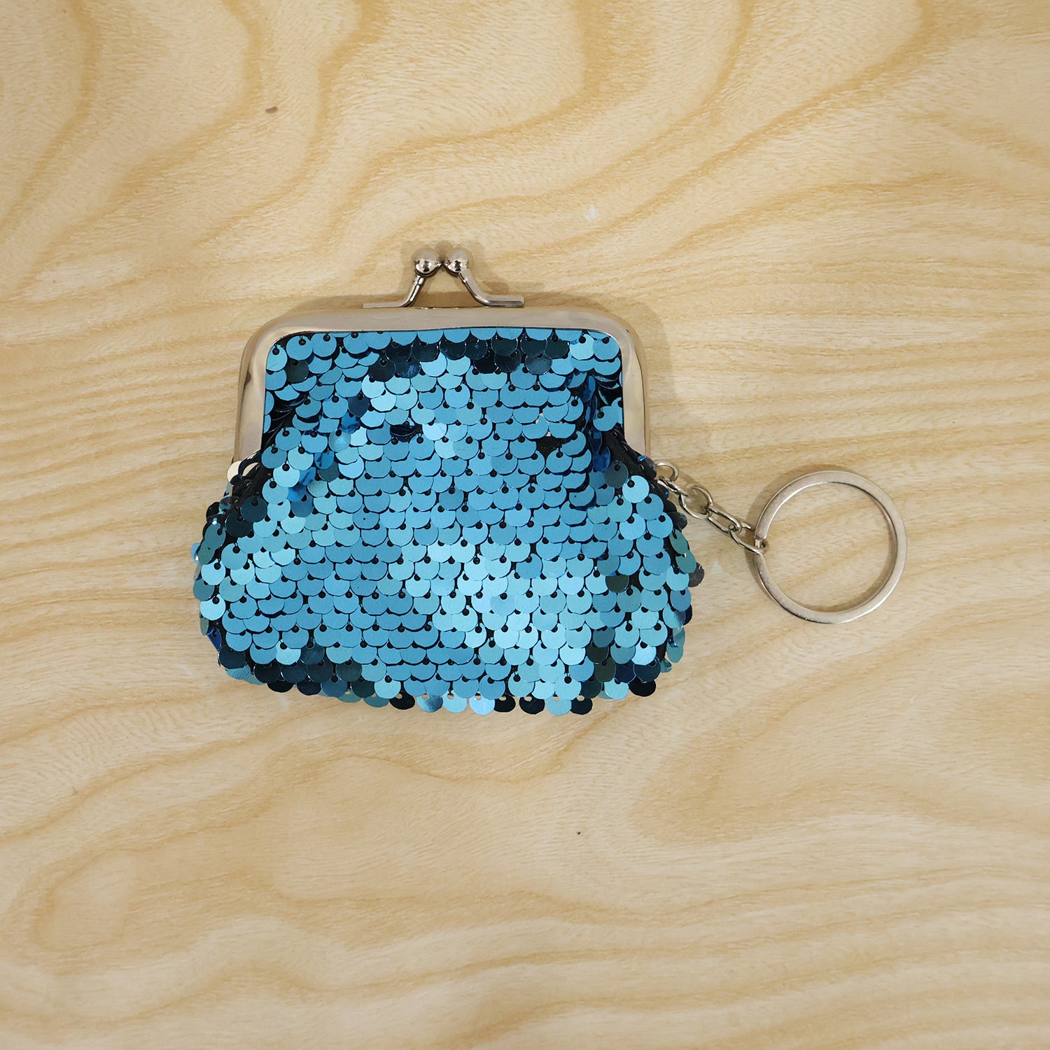 Cute Mini Coin Pouch with Key Ring for Travel Bags and Backpacks (1 Pc)