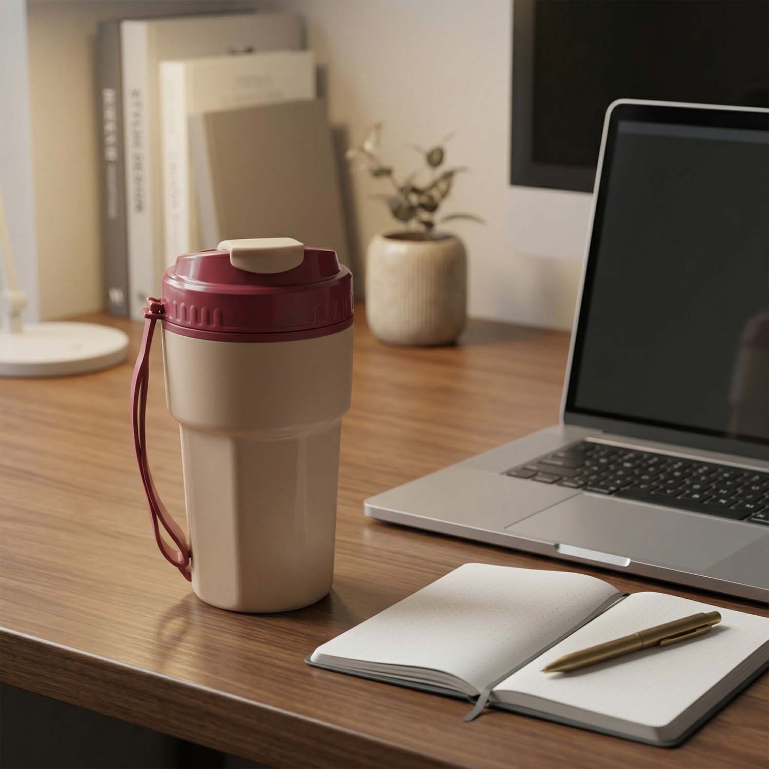 Flip-top lid on Plastic Sipmate Sipper Bottle