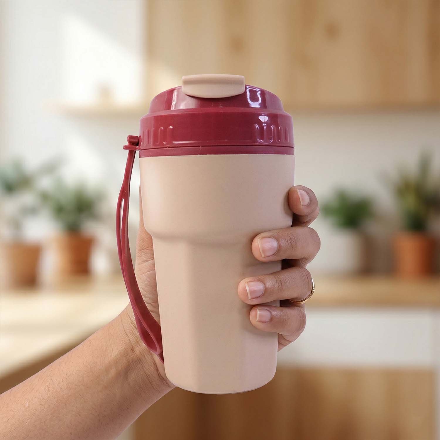 Plastic Sipmate Style Sipper Bottle with carry strap